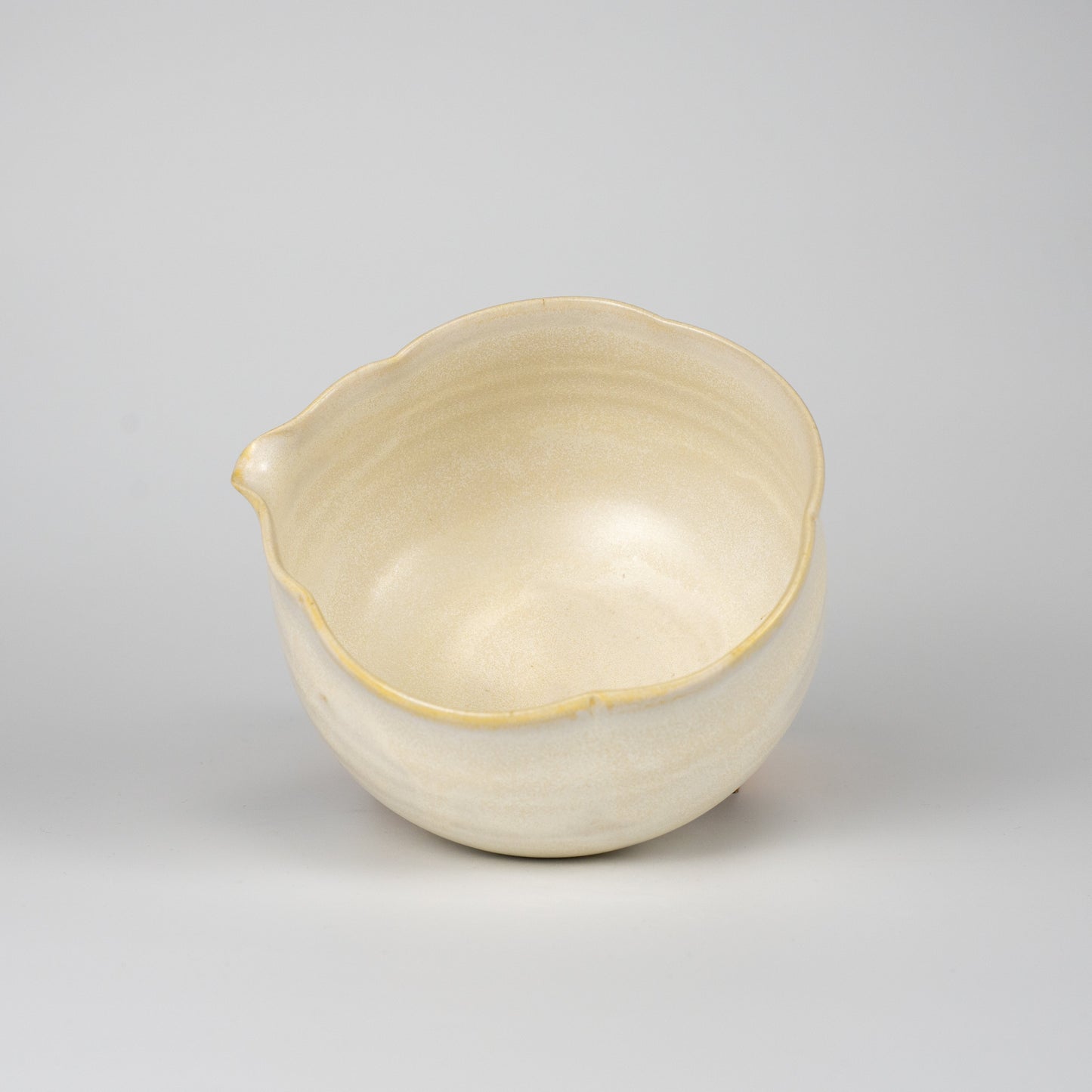 Flower Rim Matcha Bowl