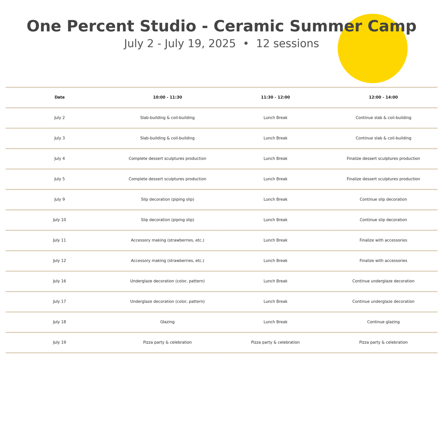 Ceramic Summer Camp